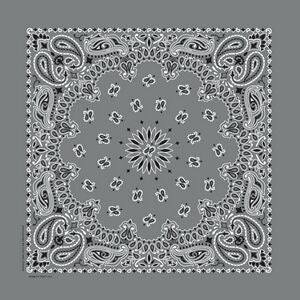 Charcoal Print Bandanas