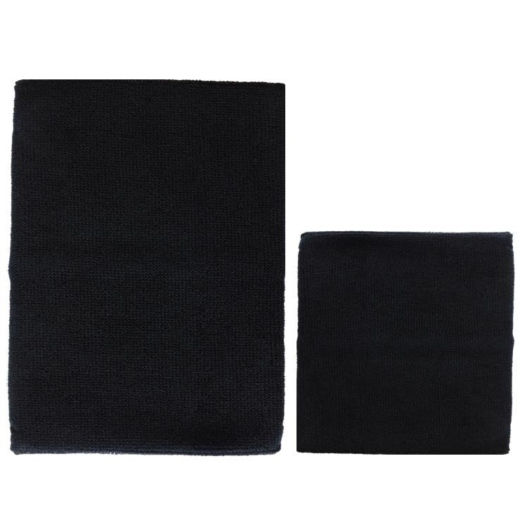 Happy Hoodie 2 Pack (1 Large and 1 Small) Black