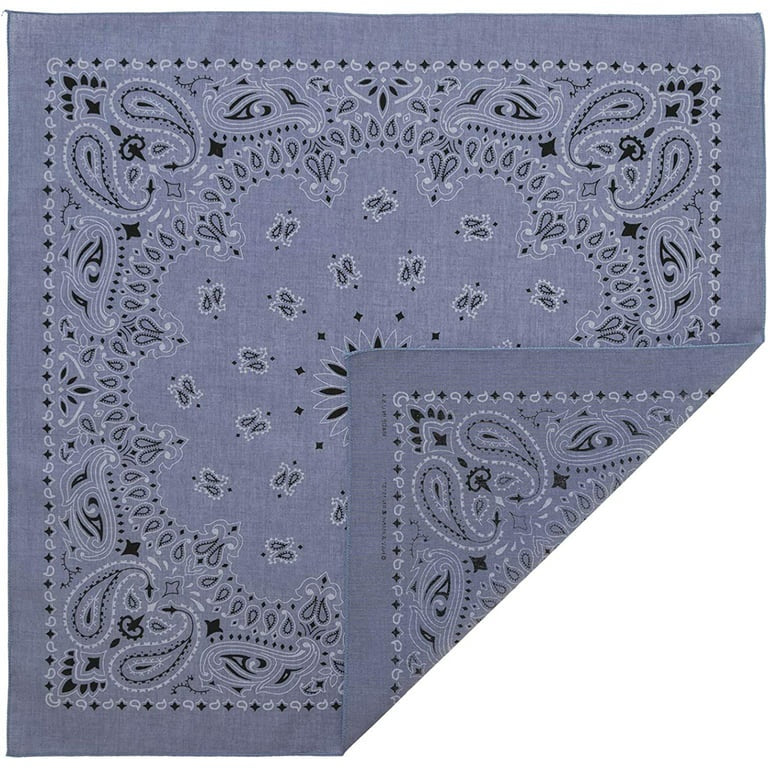 Chambray Paisley Bandanas