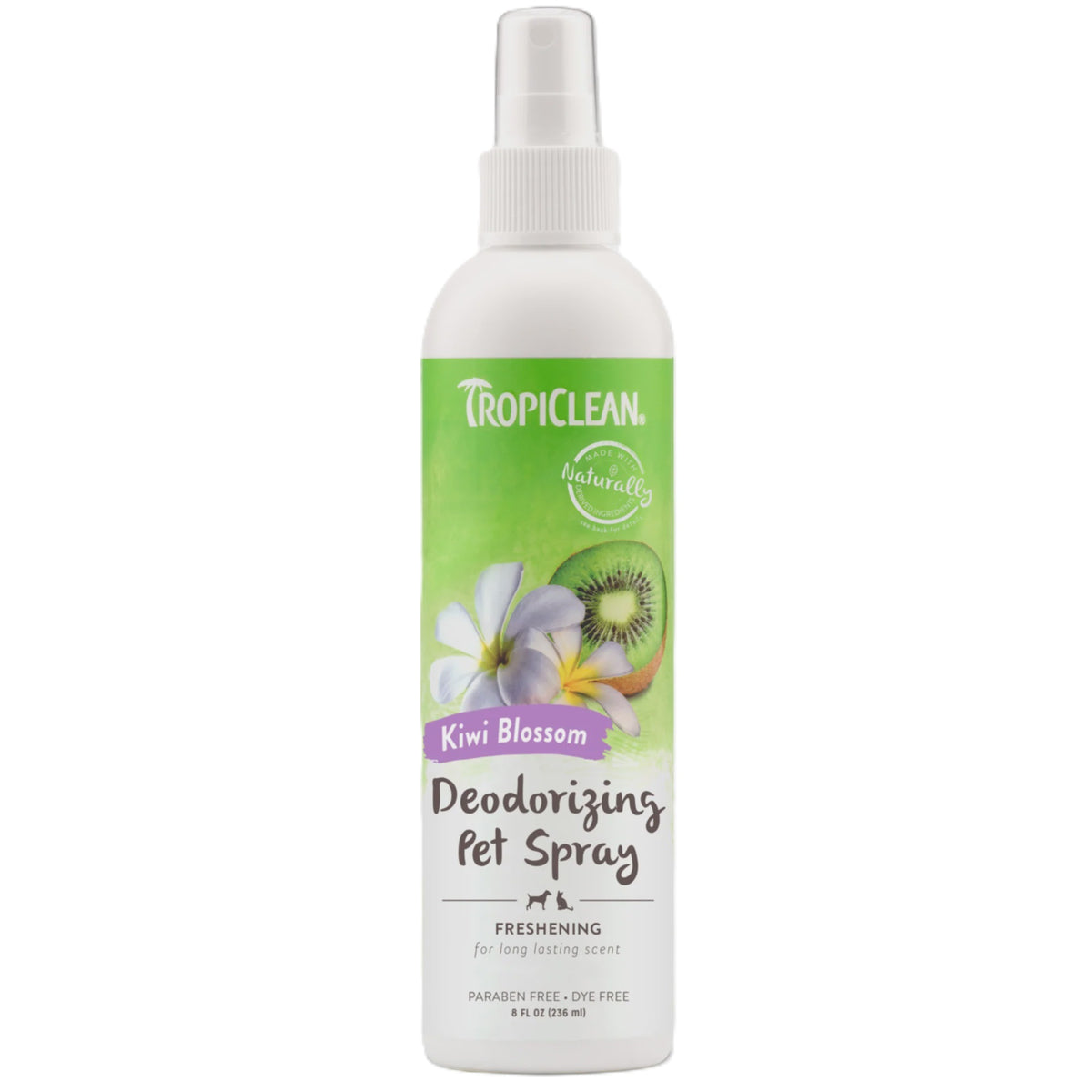 Tropiclean Kiwi Blossom Deodorizing Pet Spray-8oz