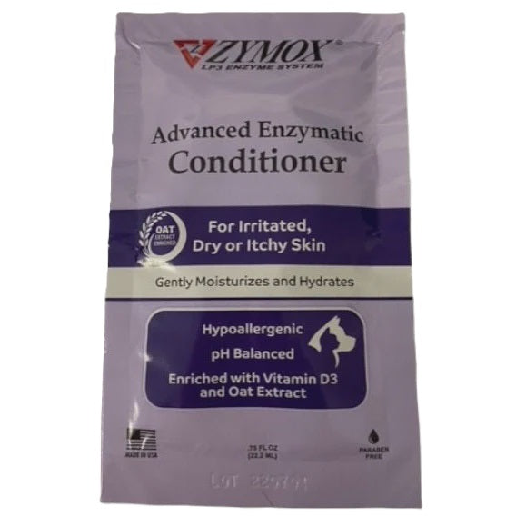 Zymox Advanced Enzymatic Cream Rinse Foil Pack W/ Vitamin D-0.75oz