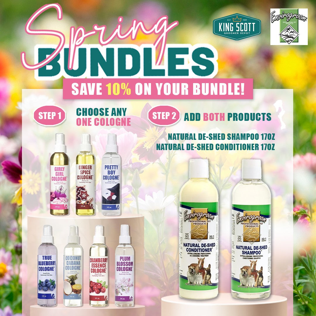 Envirogroom Shed Control Kit + Fragrance