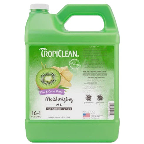 Tropiclean Kiwi &amp; Cocoa Butter Moisturizing Conditioner-Gallon