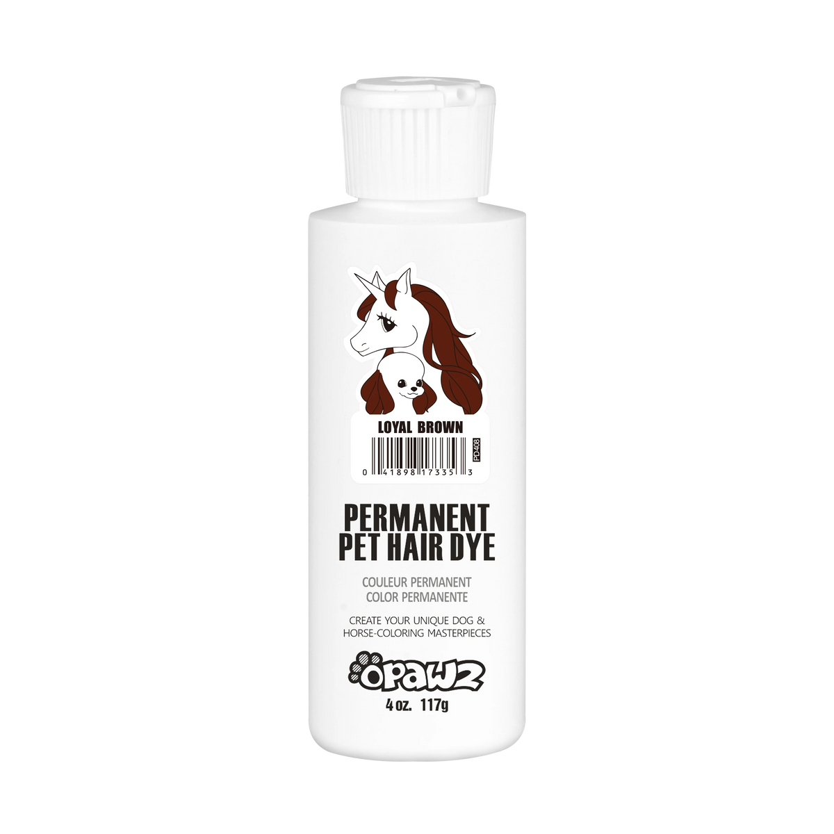 Opawz Brown Permanent Hair Dye- 8 oz