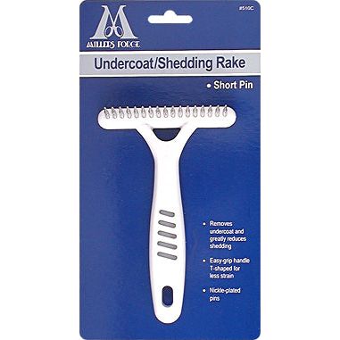 Millers Forge Short Tooth Undercoat Rake