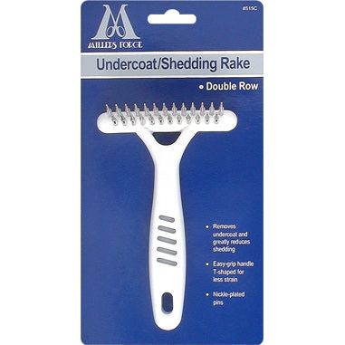 Millers Forge Double Row Undercoat Shedding Rake