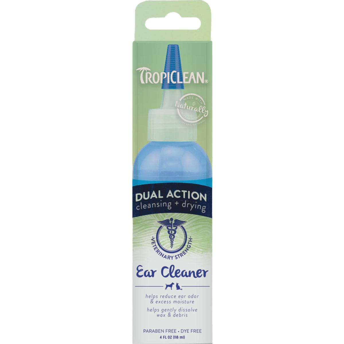 Tropiclean Dual Action Ear Cleaner-4oz