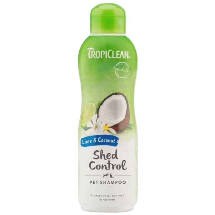 Tropiclean Lime &amp; Coconut Shed Control Shampoo-20oz