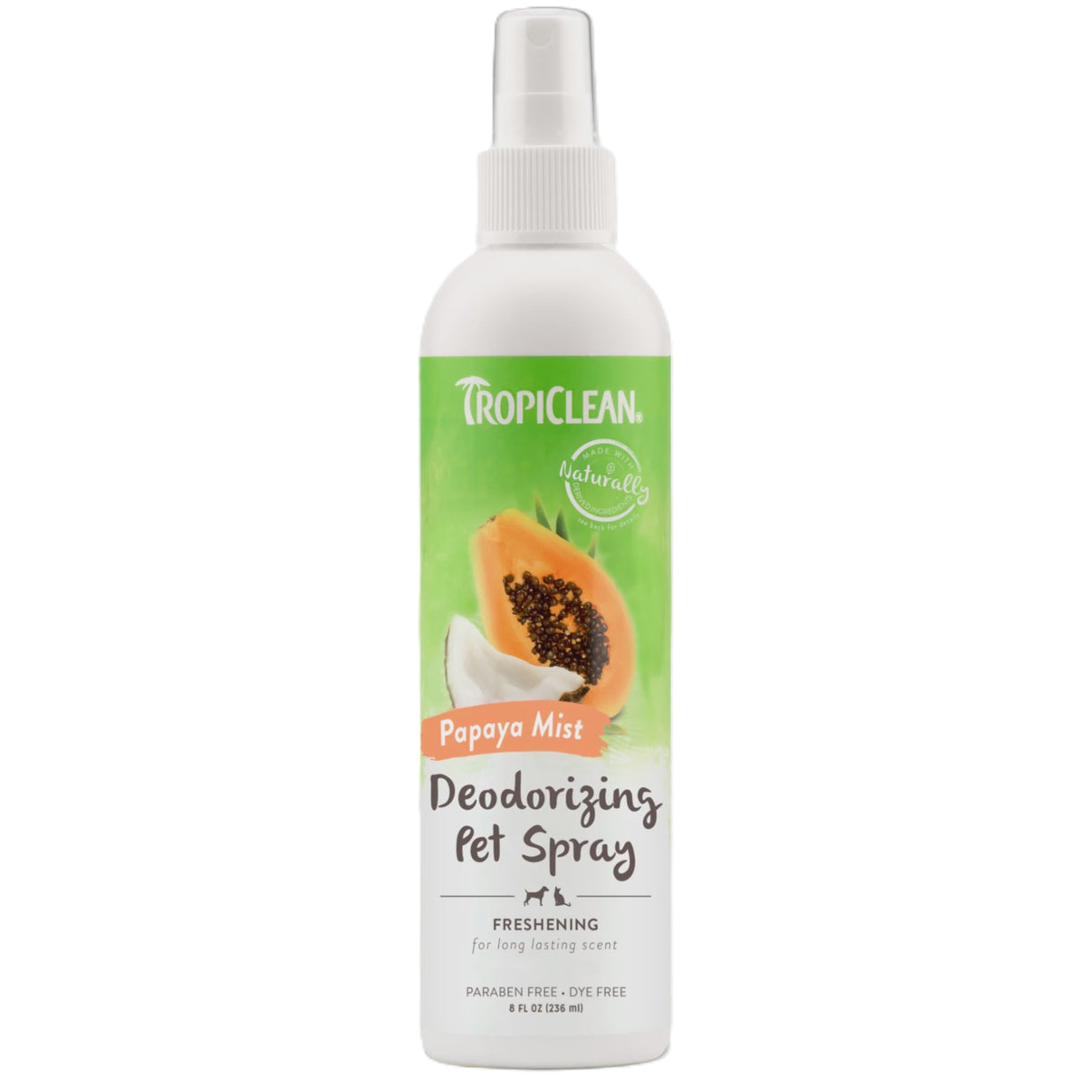 Tropiclean Papaya Mist Deodorizing Pet Spray-8oz
