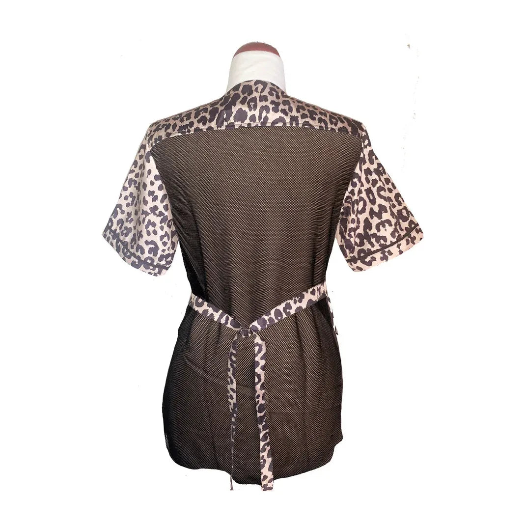 Lady Bird Leopard Print Smock-MD