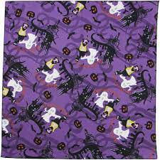 Witches and Ghosts Print Bandanas