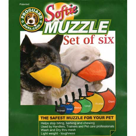 ProGuard Softie Muzzle Extra Small to Giant (sold as set of 6)