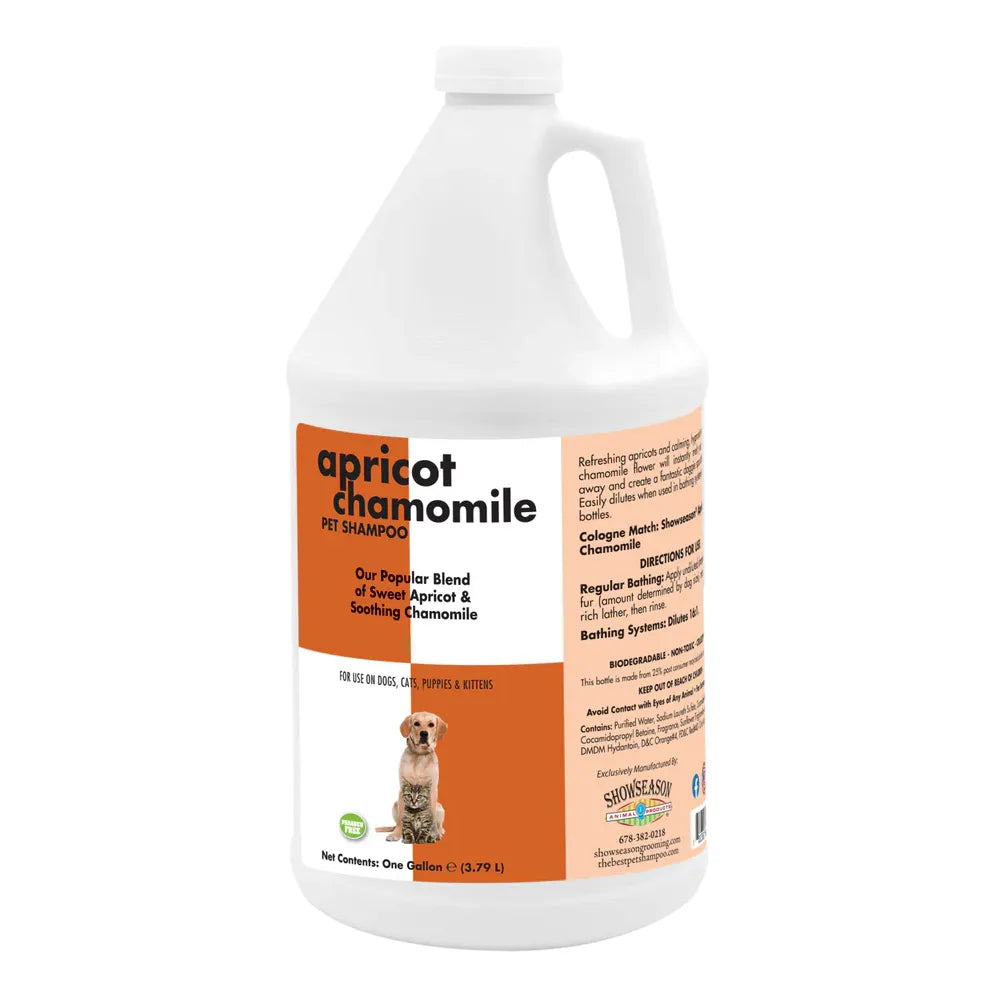 Show Season Apricot Chamomile Shampoo -Gallon