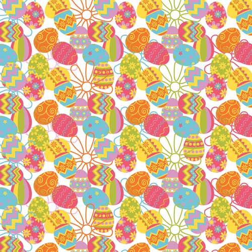 12 Tossed Eggs Print Bandanas(One Style Per Dozen)