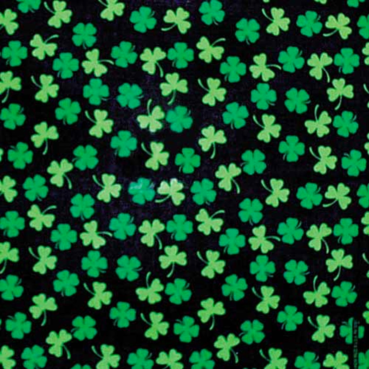 12 Shamrocks Print Bandanas(One Style Per Dozen)