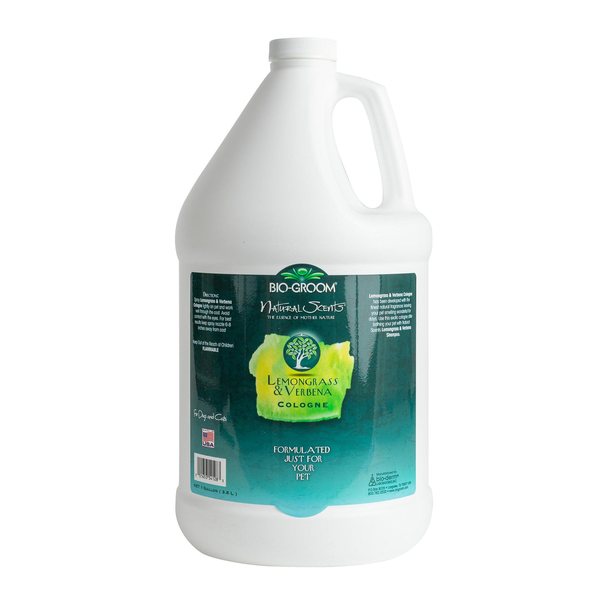 Bio-Groom Natural Scents Lemongrass &amp; Verbena Cologne- Gallon