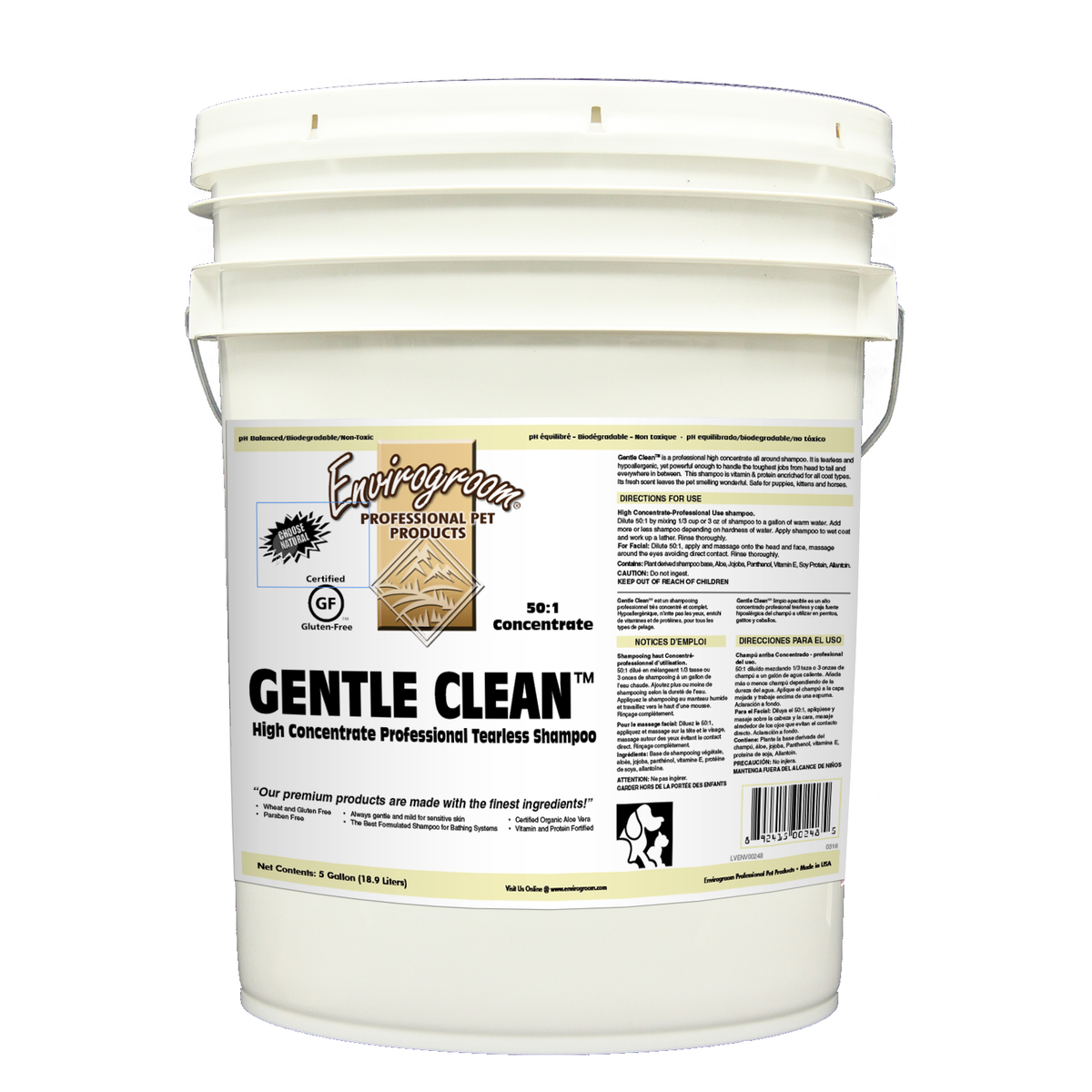 Gentle Clean Shampoo- 5 Gallon