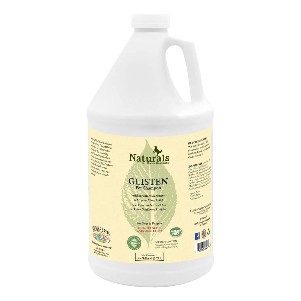 Show Season Natural Glisten Shampoo-Gallon