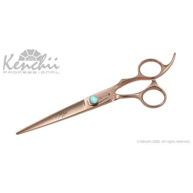 Kenchii Rose Gold Shears-7&quot; Straight