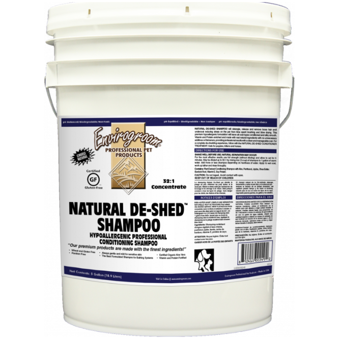 Natural De-Shed Shampoo-5 Gallon