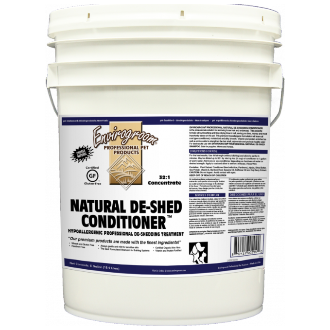 Natural De-Shed Conditioner- 5 Gallon