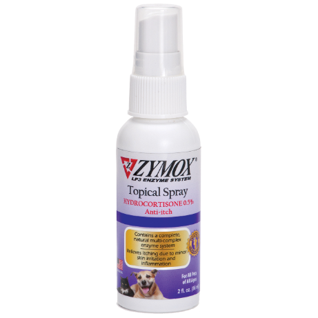Zymox Enzymatic Topical Spray W/ 0.5% Hydrocortisone-2oz