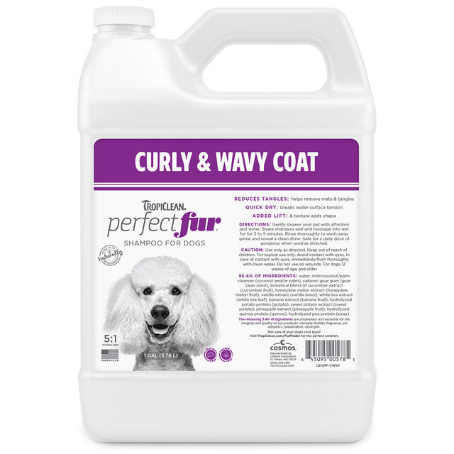 Tropiclean Curly and Wavy Coat- Gallon