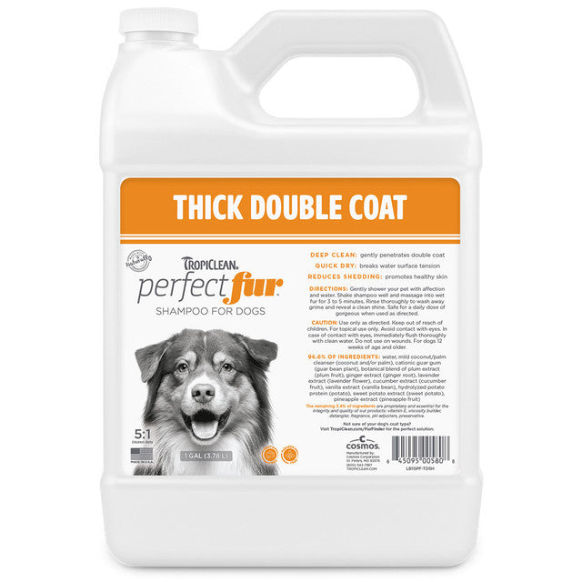 Tropiclean Thick Double Coat- Gallon