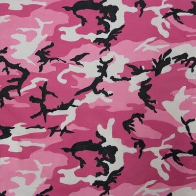 Pink Camo Print Bandanas