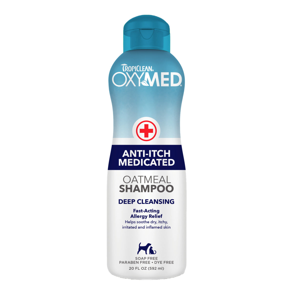 Oxymed Anti-Itch Medicated Oatmeal Shampoo for Pets - 20oz