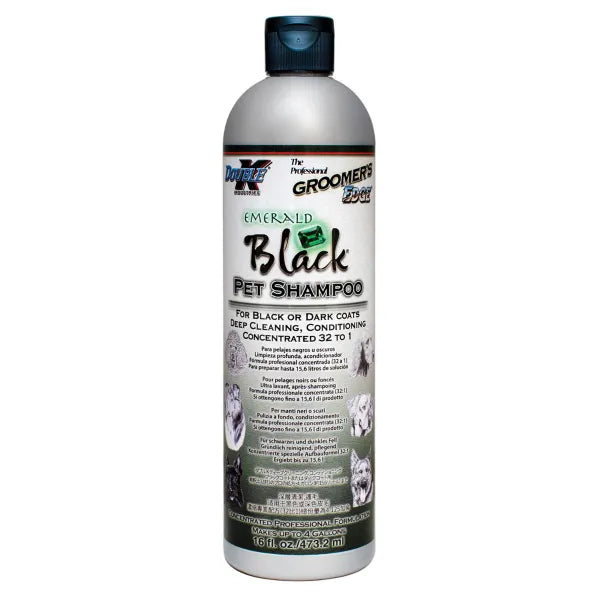 Groomer&#39;s Edge Emerald Black Shampoo -16 oz