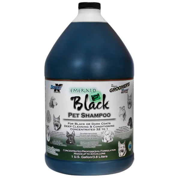 Groomer&#39;s Edge Emerald Black Shampoo -Gallon