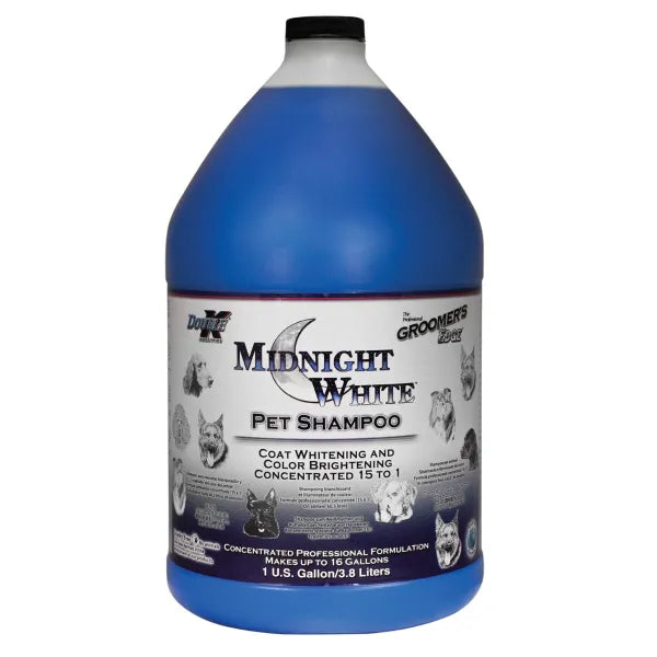 Groomer's Edge Midnight White Shampoo -Gallon