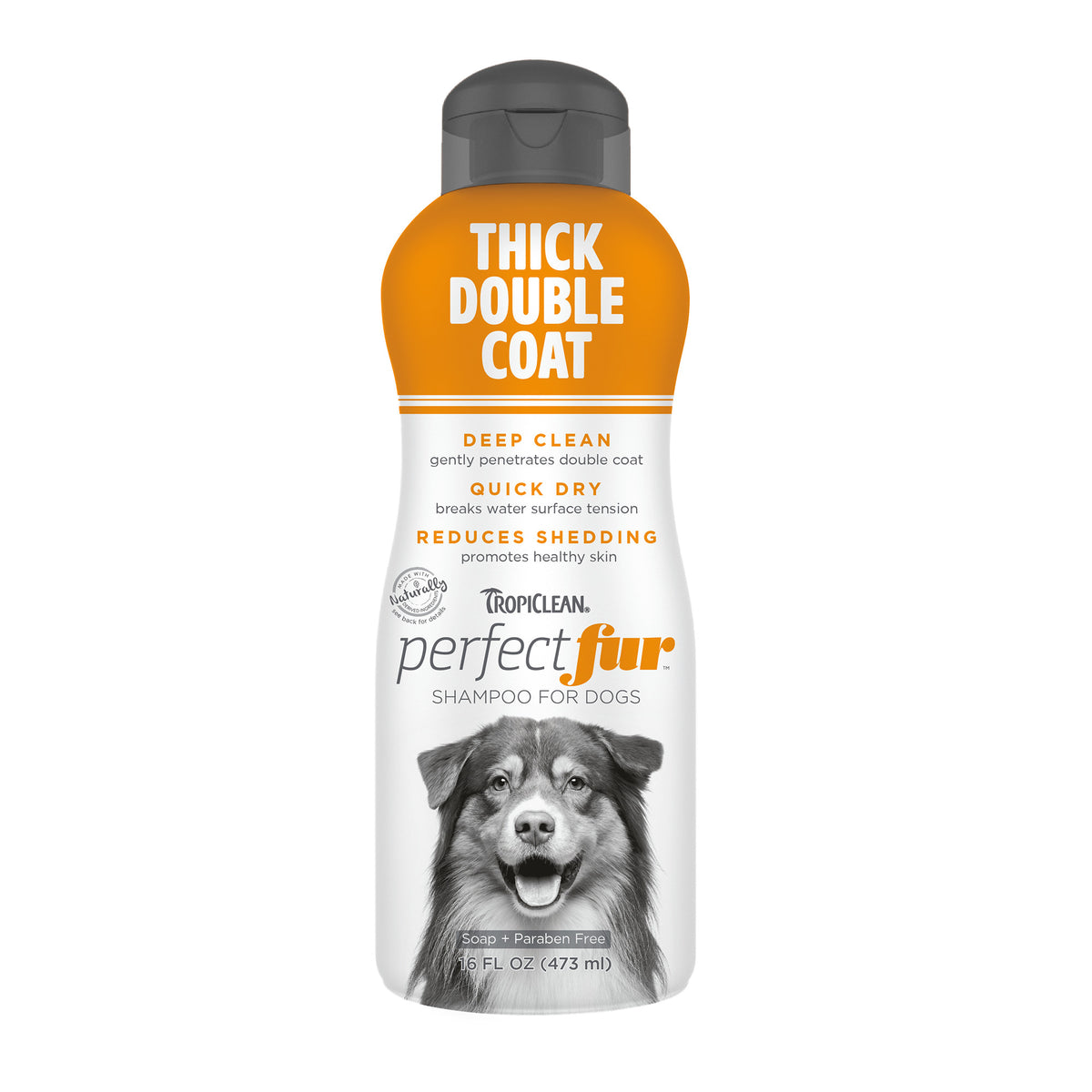 Tropiclean Perfect Fur Thick Double Coat Shampoo- 16oz
