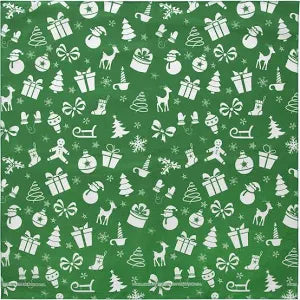 Christmas Surprises Green Bandanas