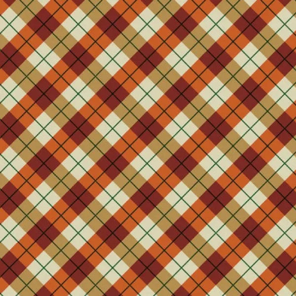Fall Plaid Print Bandanas