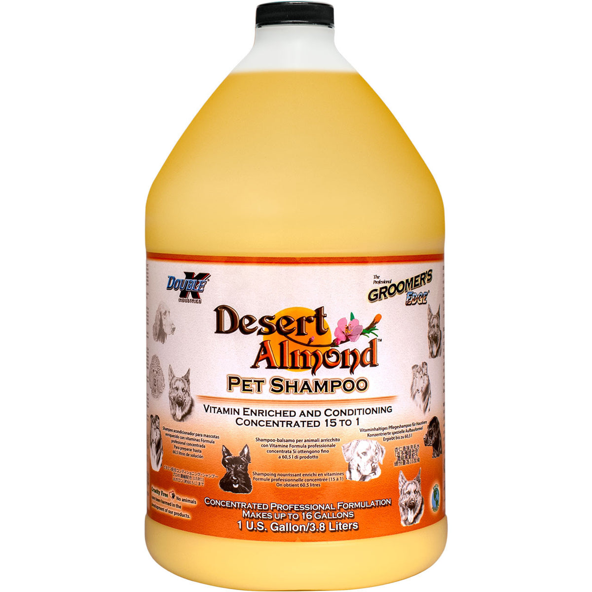 Groomer&#39;s Edge Desert Almond Shampoo-Gallon