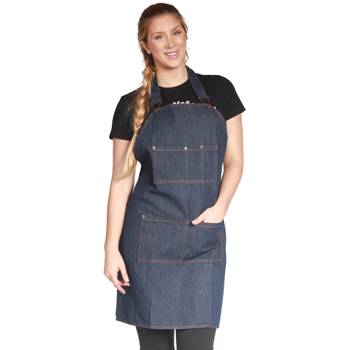 Lady Bird Unisex Denim Apron- One Size Fits Most