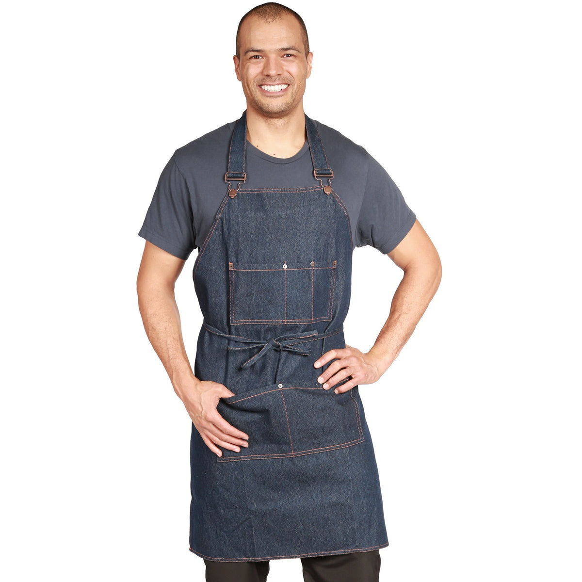 Lady Bird Unisex Denim Apron- One Size Fits Most